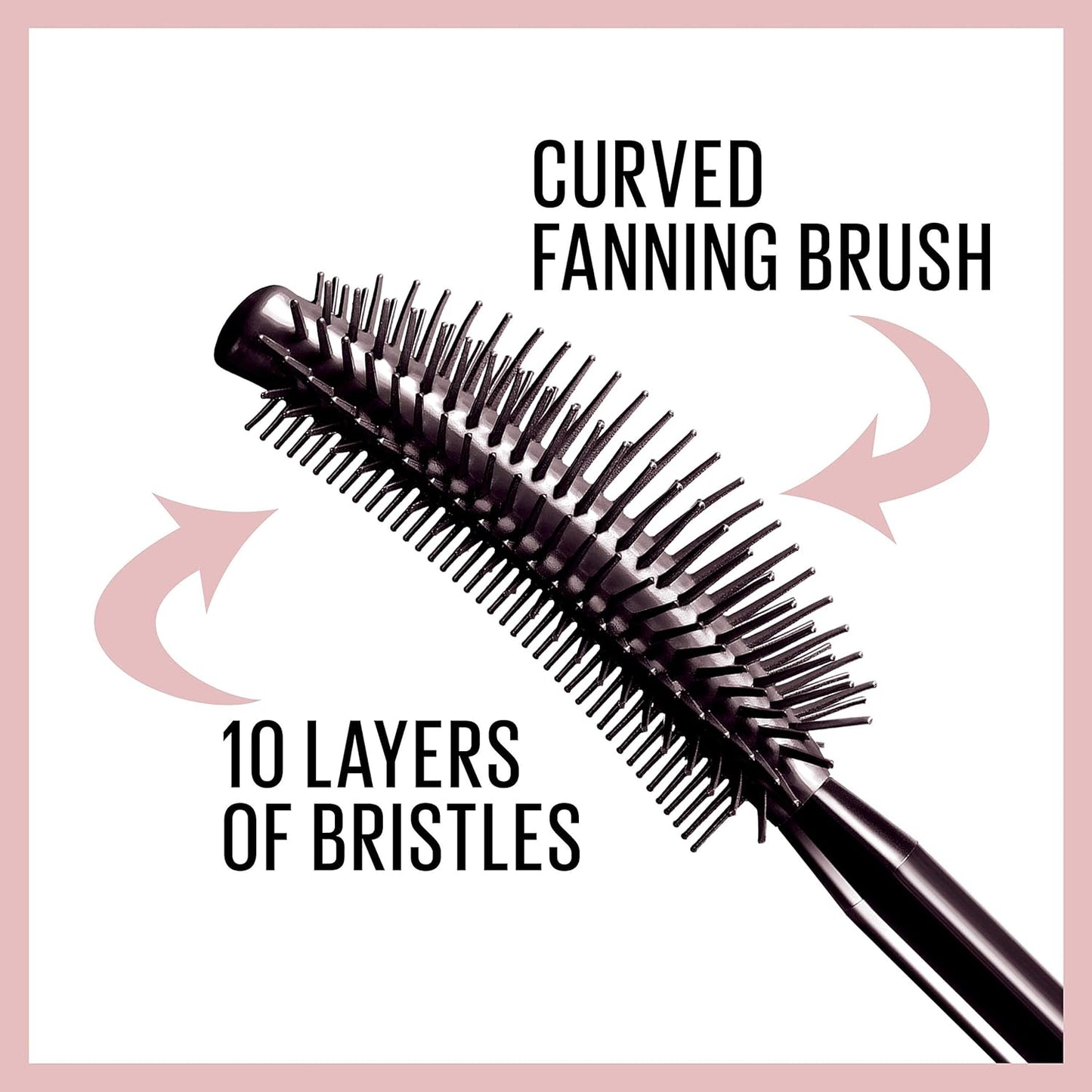 Maybelline Mascara, Lash Sensational Volumizing & Thickening, Eyelash Lengthening, Flake Free Formula, Layer Reveal Brush, Defining Mascara, Maybelline New York, Shade: Very Black