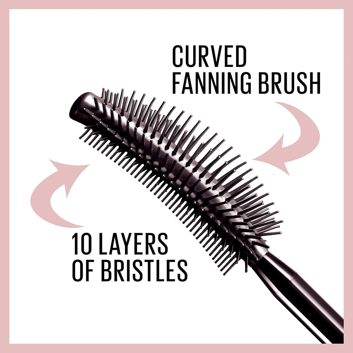 Maybelline Mascara, Lash Sensational Volumizing & Thickening, Eyelash Lengthening, Flake Free Formula, Layer Reveal Brush, Defining Mascara, Maybelline New York, Shade: Very Black