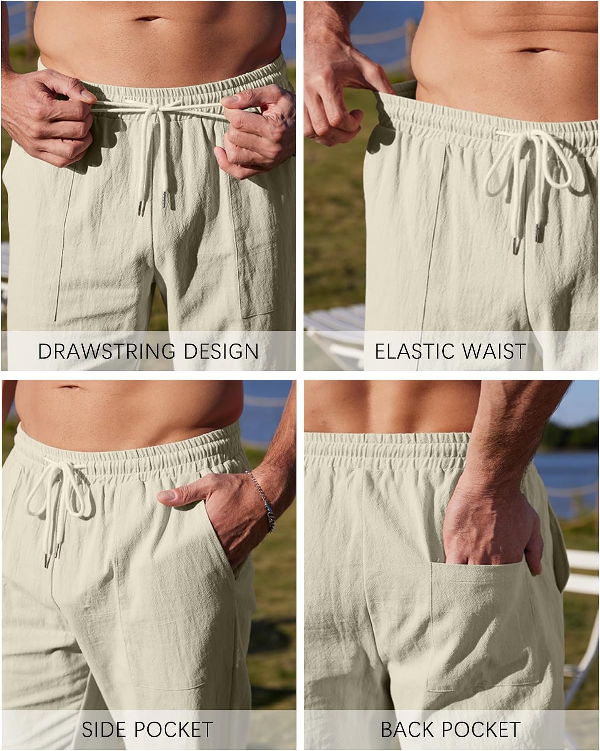 Why the YAOBAOLE Men’s Linen Shorts Feel Like a Summer Essential