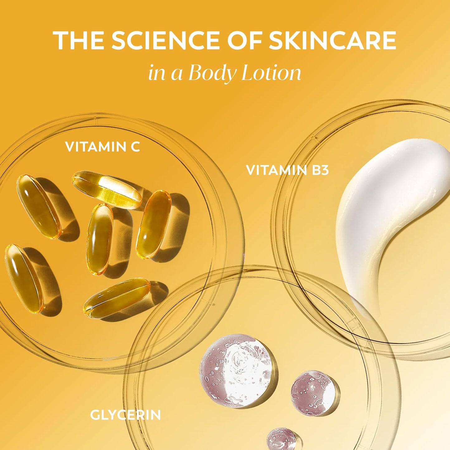 Olay Vitamin C Brightening Body Lotion, 24HR Moisturising Cream for Full Body Skin Care, Evens Skin Tone, with Vitamin C, Vitamin B5 B3, Glycerin, Smooth and Moisturised Skin, No Greasy Residue, 500ml