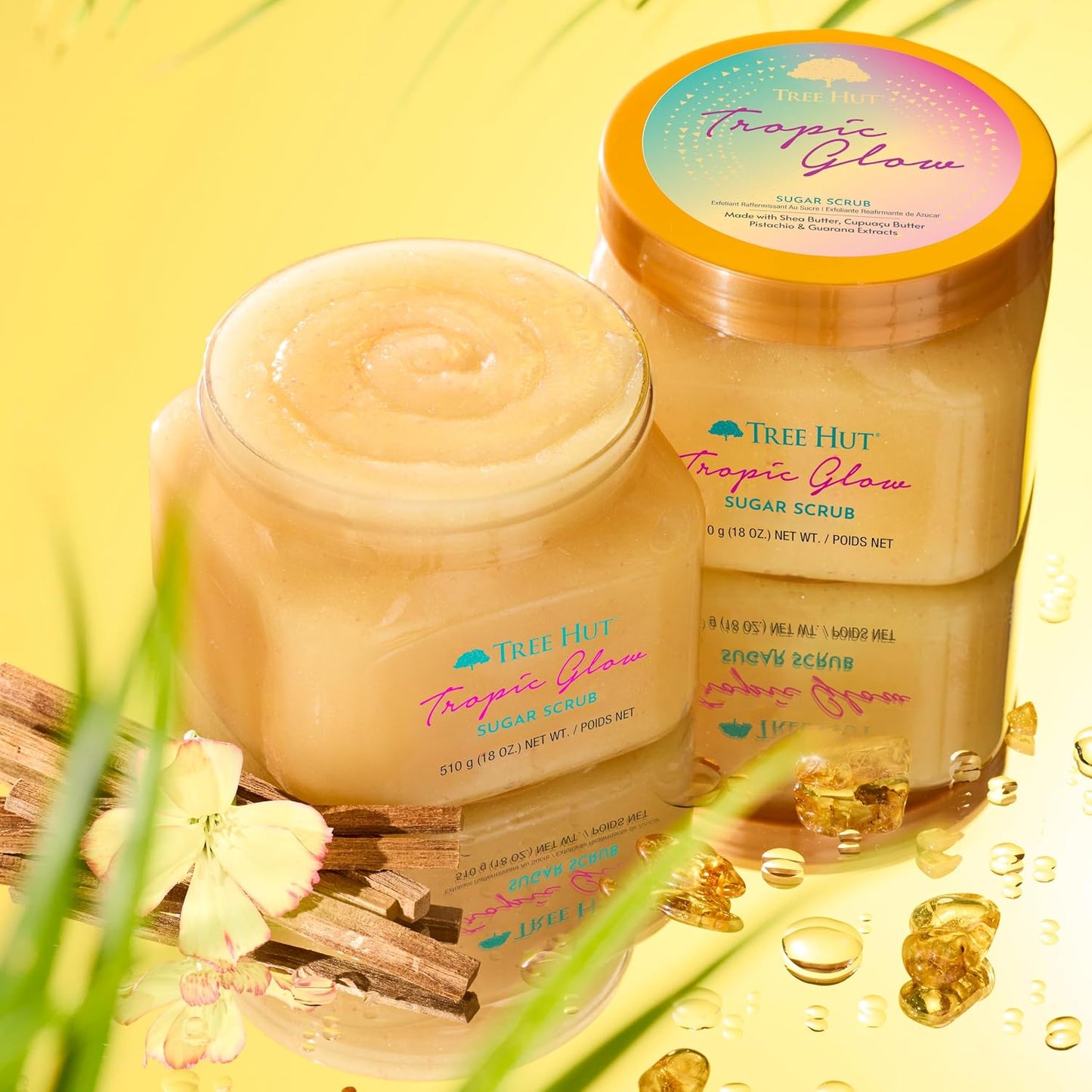 Tree Hut Tropic Glow Firming Sugar Scrub, 18oz