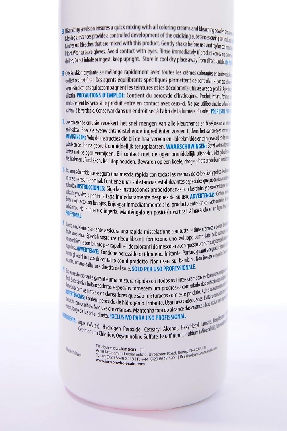 Aliza Cream Peroxide 6% - 20 Vol 250ml