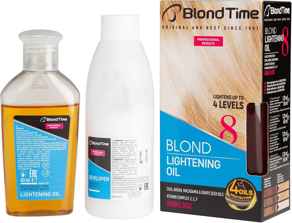 Hair Lightening Oil, lightens up to 4 levels, Hair Decolorant, 180 ml
