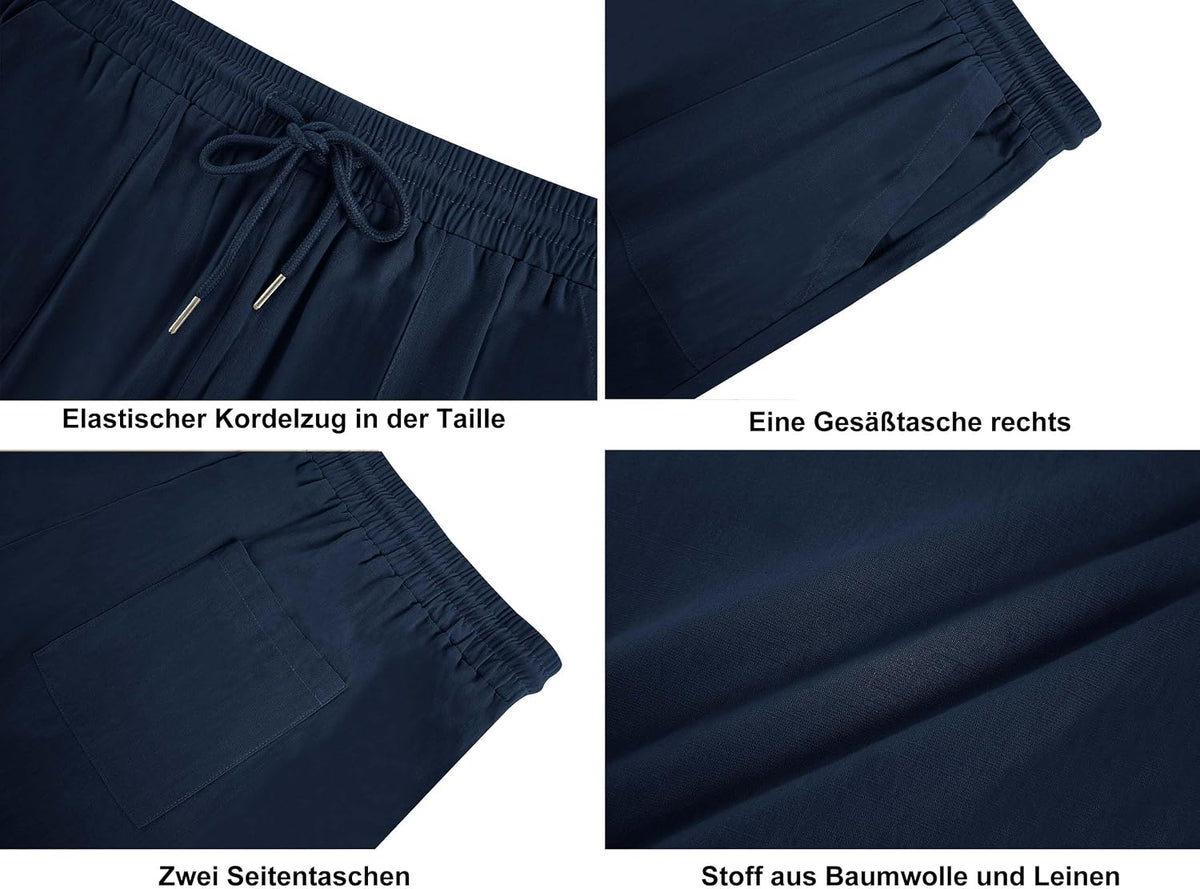 Runcati 3/4‑Length Linen Shorts – the laid‑back summer essential