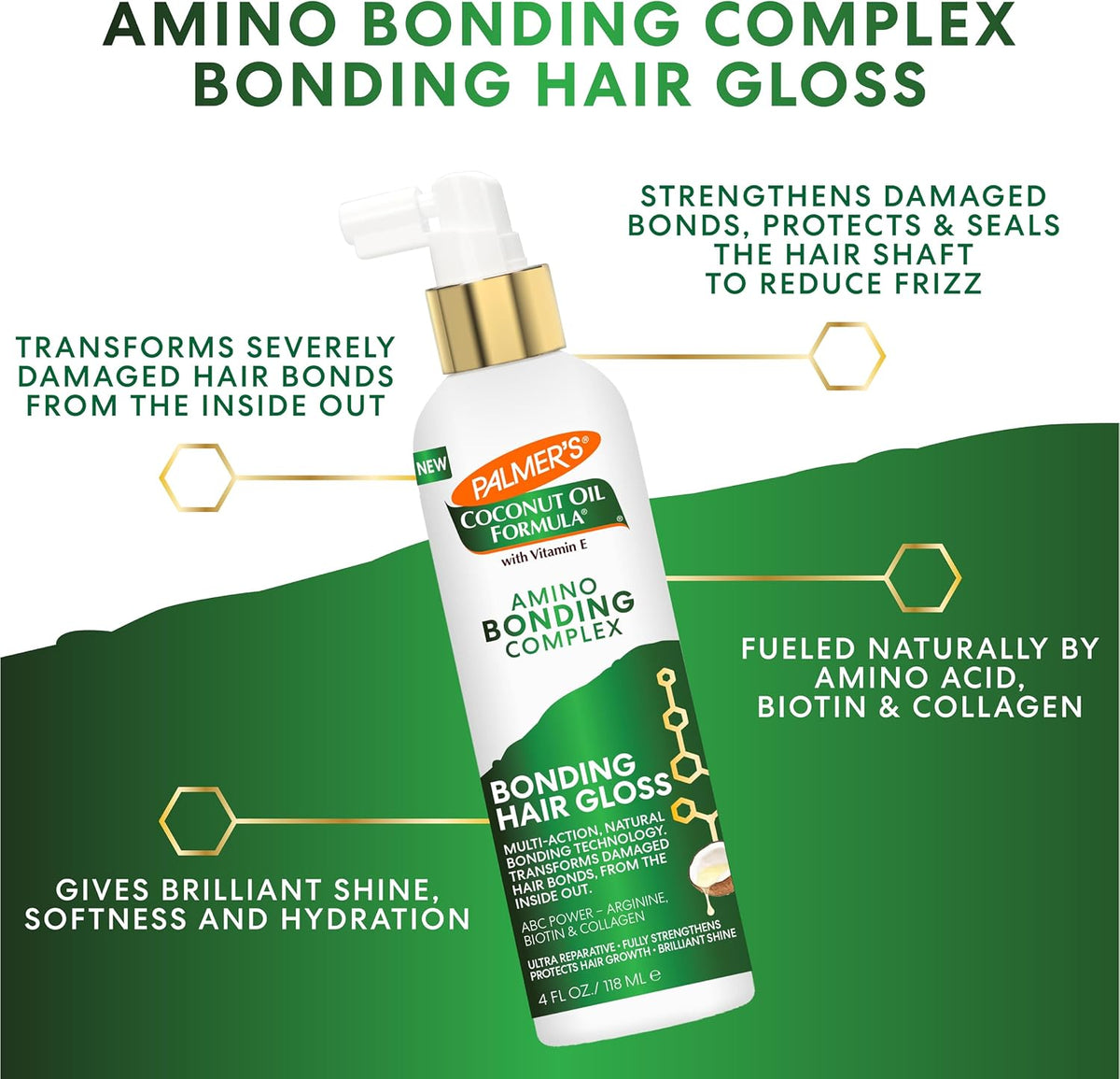 Palmer's Amino Bonding Complex Bonding Hair Gloss 118ml