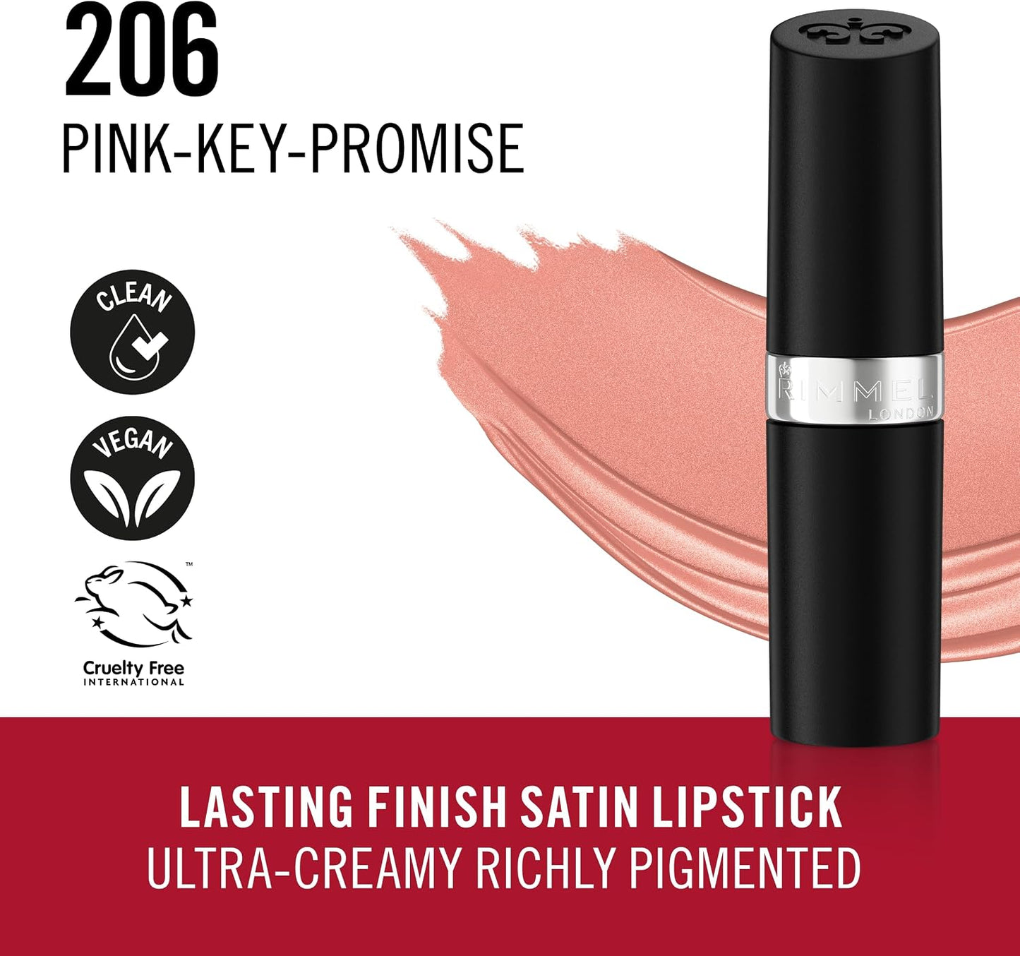 Rimmel Lasting Finish Lipstick in Nude Pink – the everyday “I‑won’t‑need‑a‑touch‑up” shade