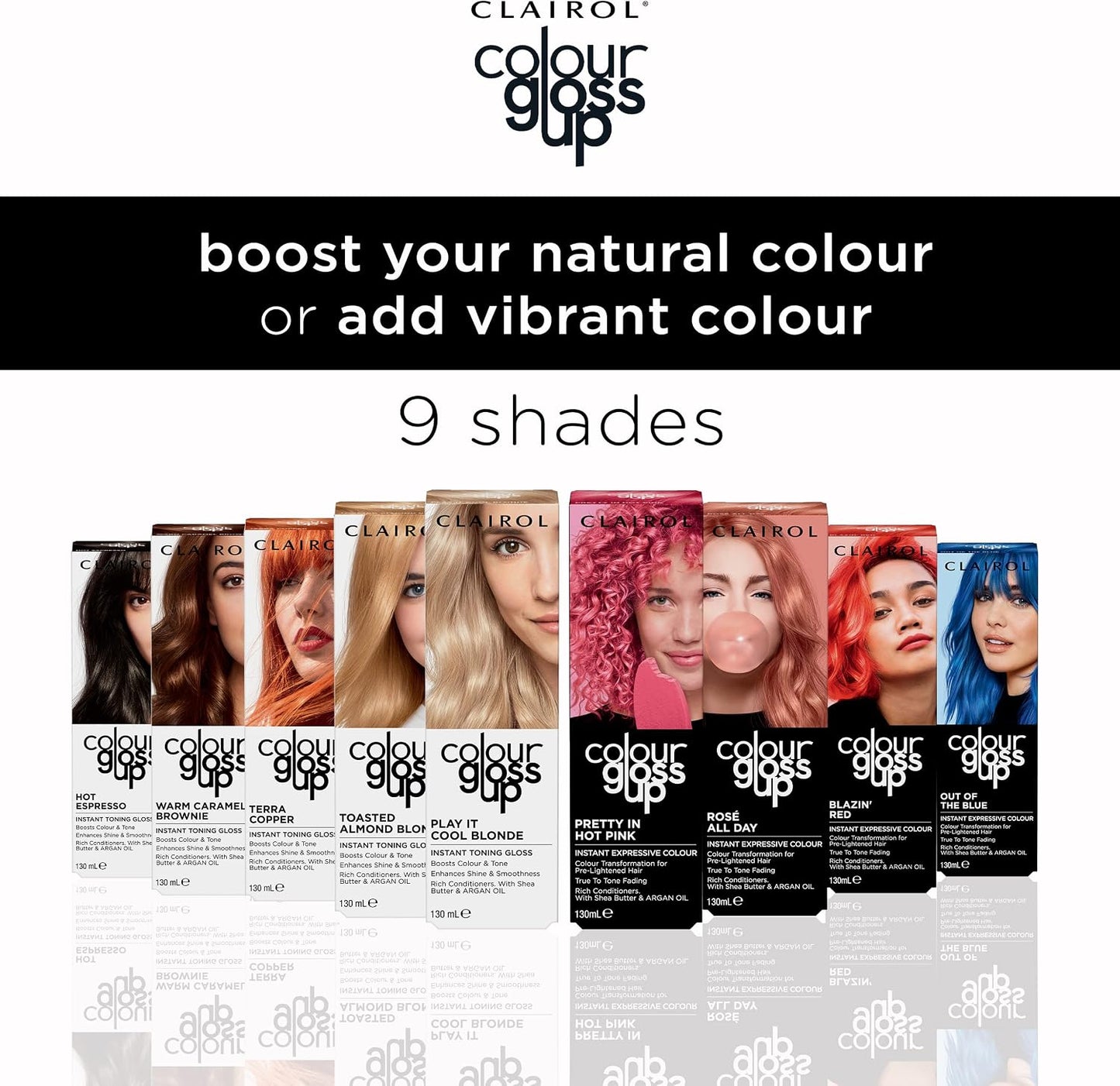 Clairol Colour Gloss Up Conditioner, Rose All Day, 130ml