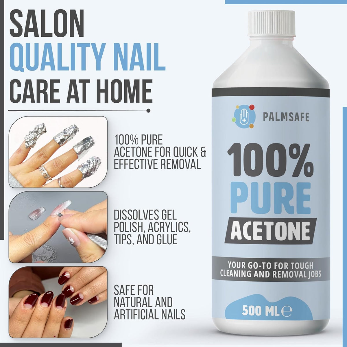Why Palmsafe’s 500 ml Pure Acetone Remover Might Just Change Your Nail Routine