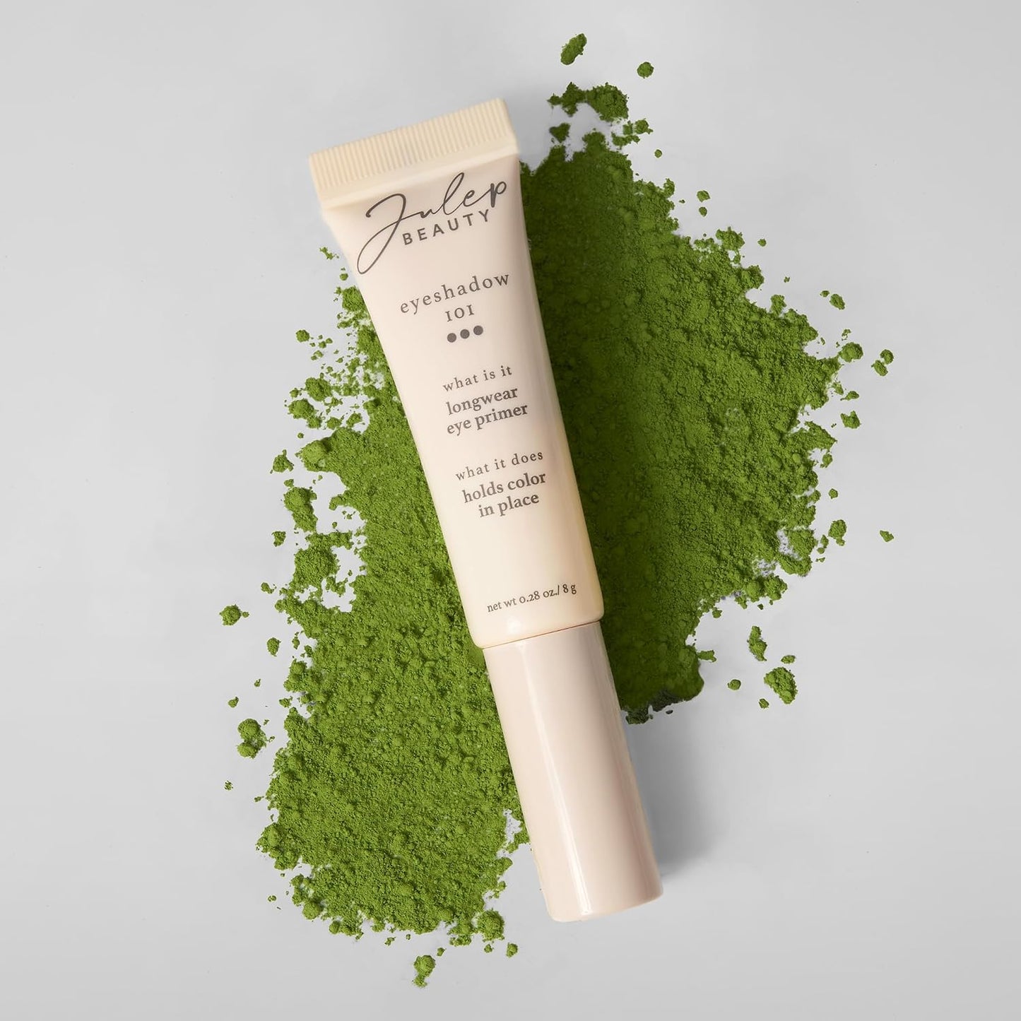 Julep Eyeshadow 101 Longwear Eye Primer - Lightweight, Transparent Eyeshadow Primer with Green Tea & Oil-Absorbing Powder for Vibrant, Long Lasting Crease-Free Eye Makeup Application and Colour
