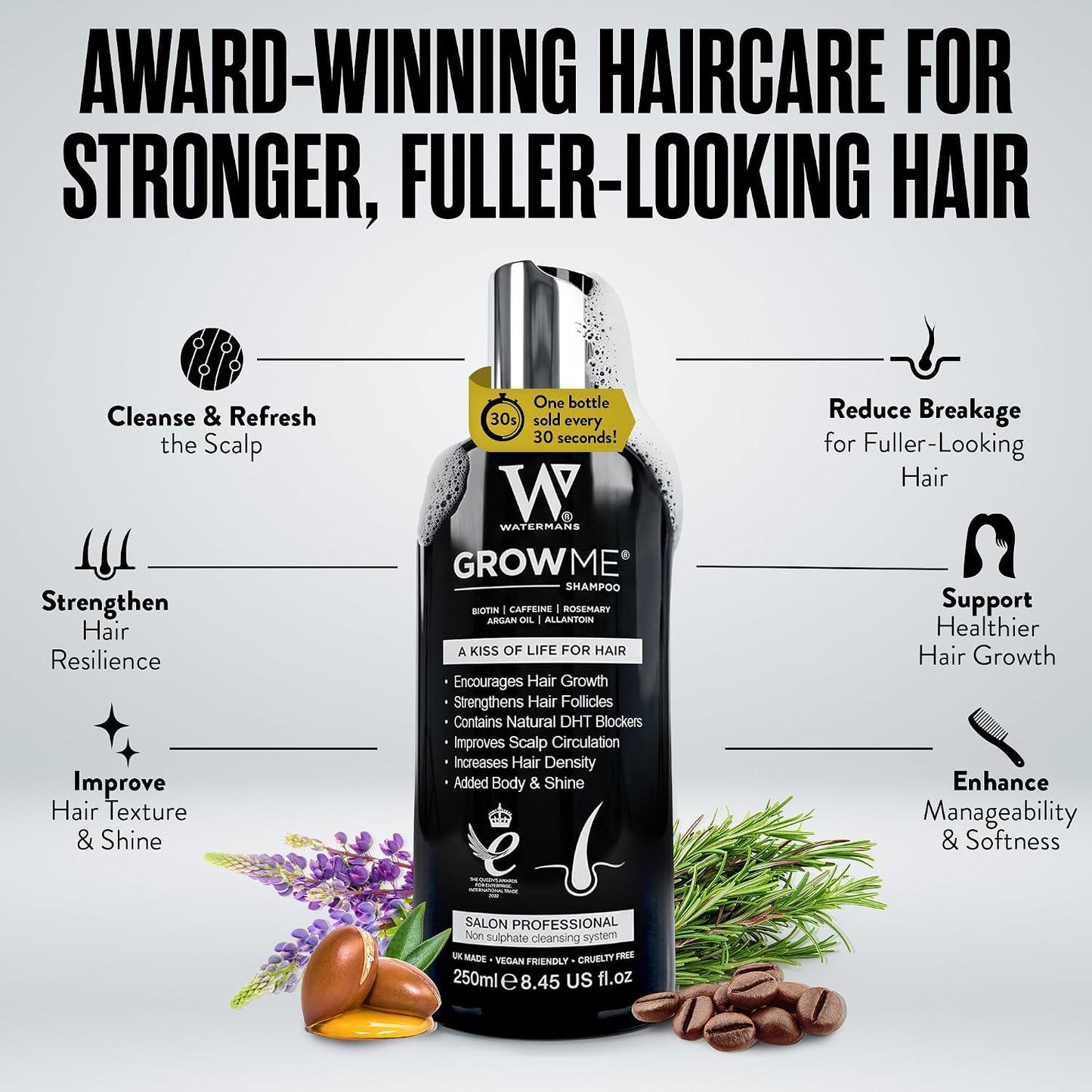 Why Watermans Grow Me® Shampoo feels like a quiet confidence boost