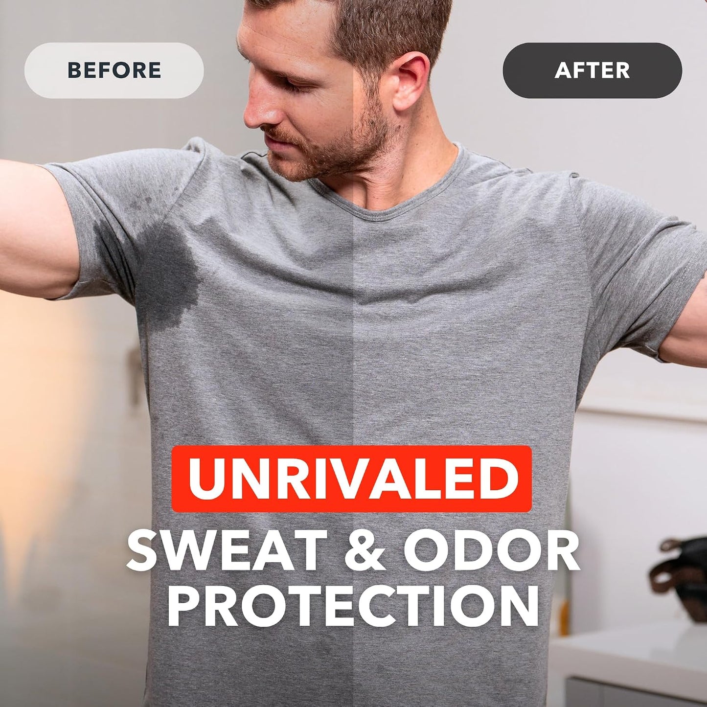 SweatBlock Antiperspirant Roll-on - Maximum Clinical Strength Antiperspirant for Women & Men perfect for Hyperhidrosis, Excessive Sweat, & Odor - Block Sweat for Days Per Use - 1.2 FL OZ