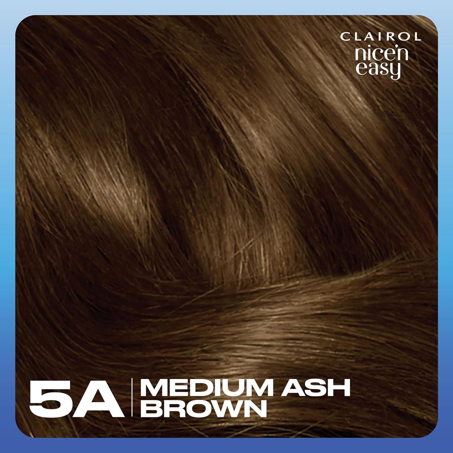 Clairol Nice'n Easy Crème, Natural Looking Oil Infused Permanent Hair Dye, 5A Medium Ash Brown