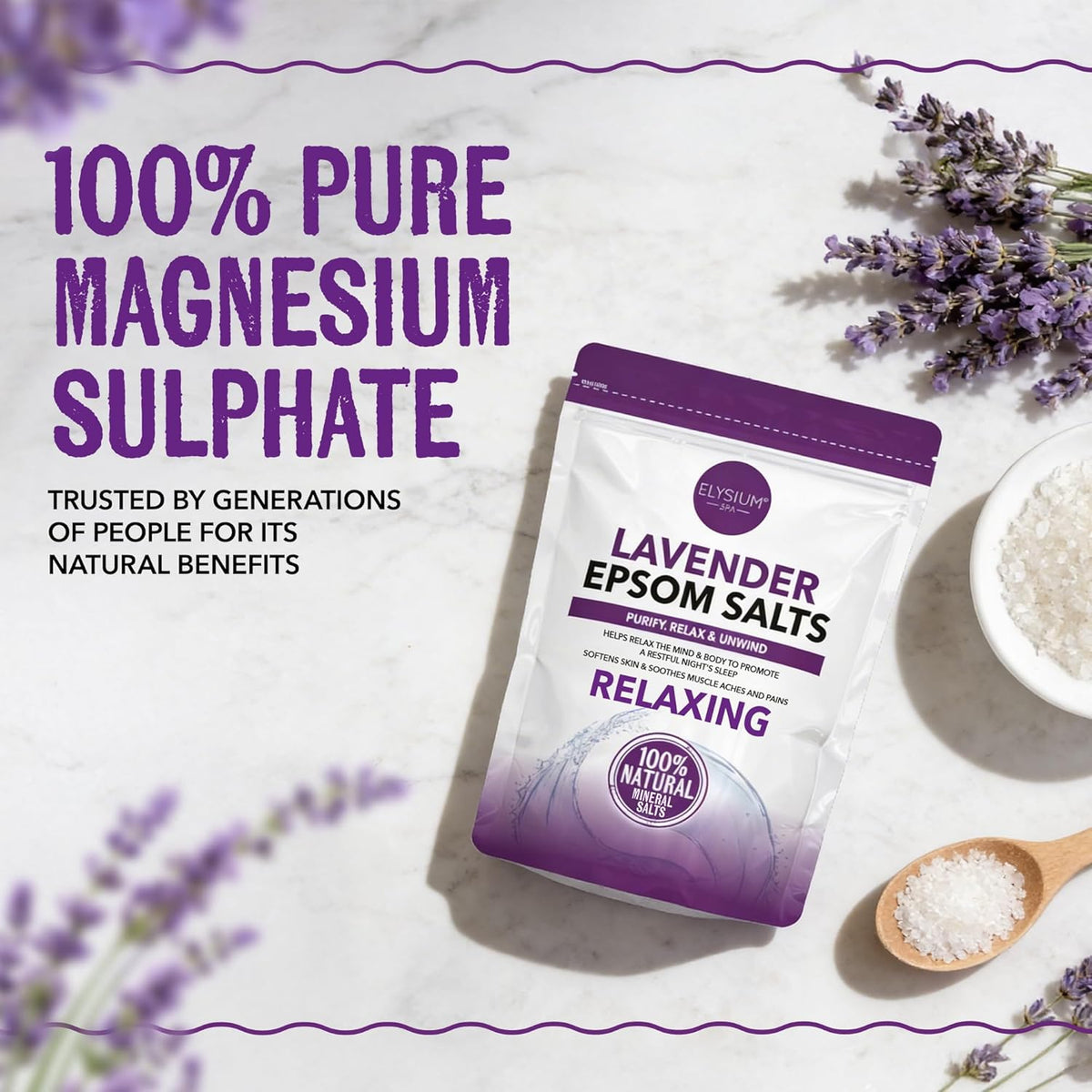 Lavender Epsom Salt Soak: A Calm After‑Workout Ritual