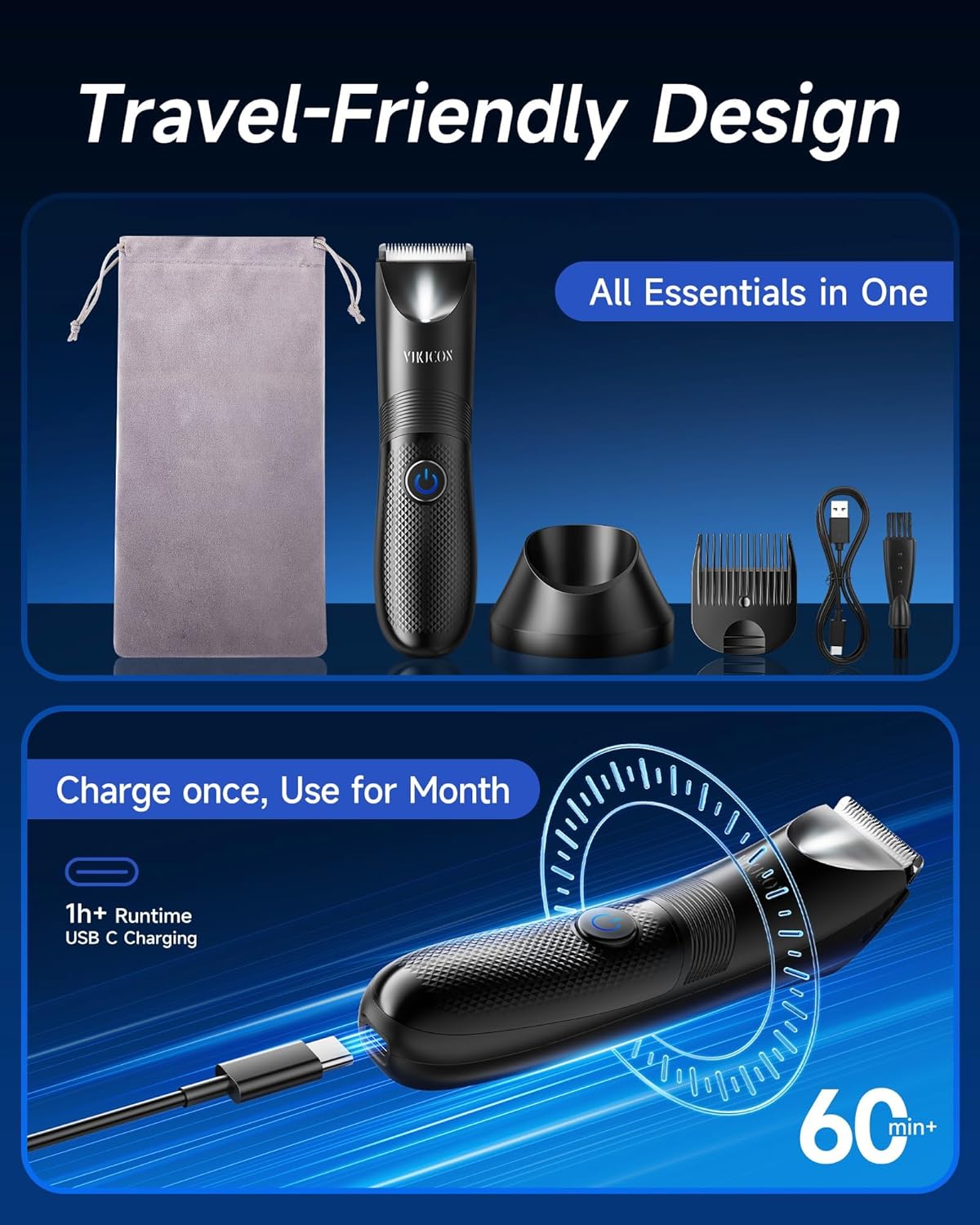 Why the VIKICON Men’s Body Trimmer Deserves a Spot in Your Bathroom