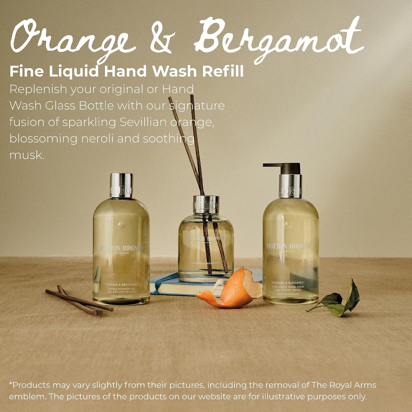 Molton Brown Orange & Bergamot Fine Liquid Hand Wash Refill 400 ml