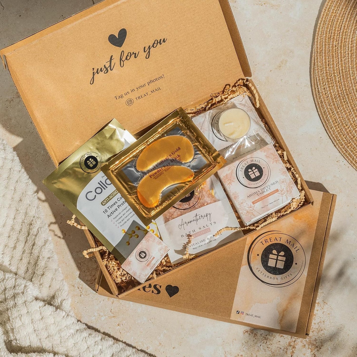 Birthday Pamper Gifts for Women | Relaxation Spa Bath Set & Self Care Hamper | Hug in a Box Care Package For Mum, Friends, Sister, Wife | Wellbeing Gift For Mother’s Day & Christmas