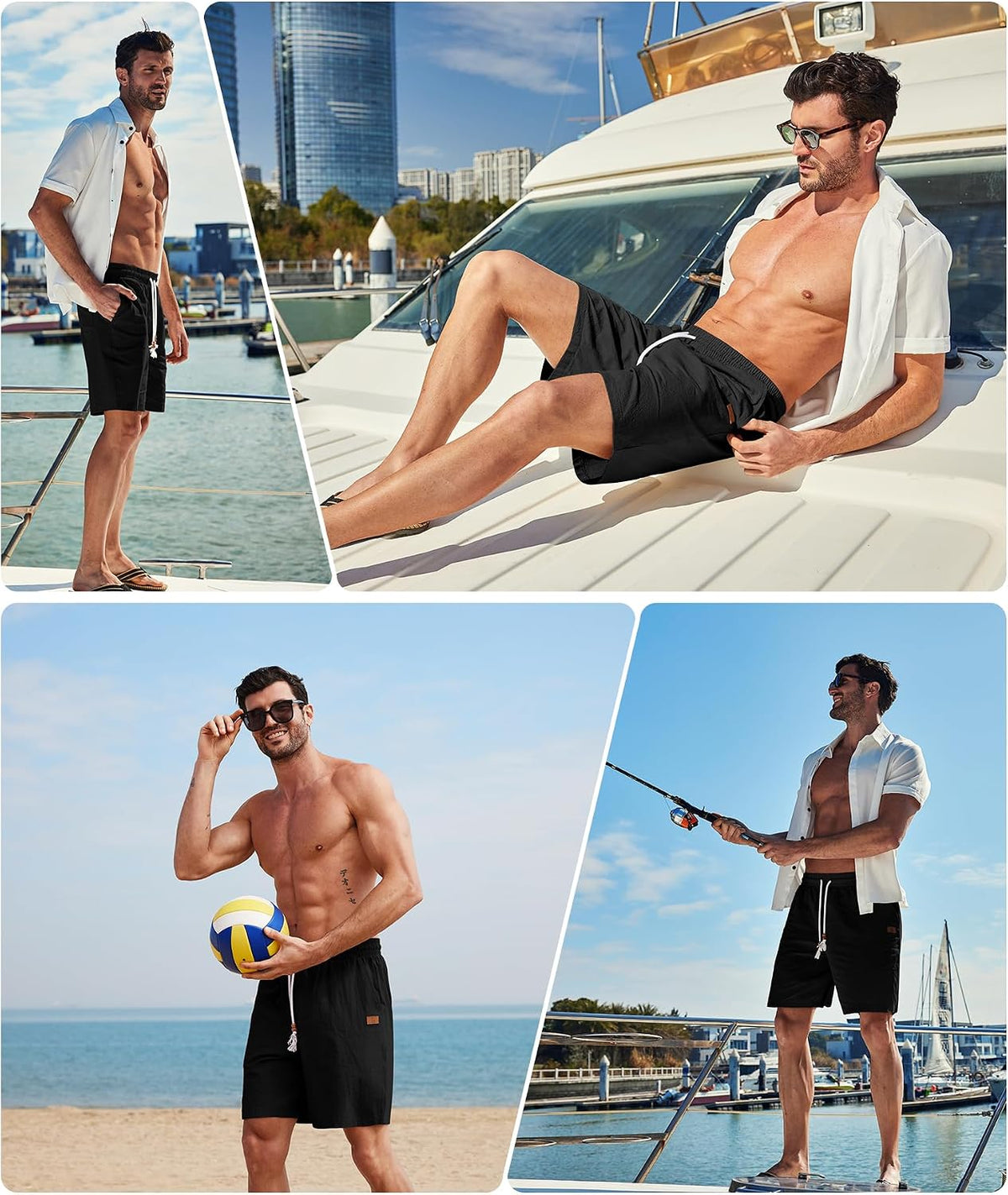 SwissWell Men’s Summer Shorts – Easygoing Comfort for Anything You Do