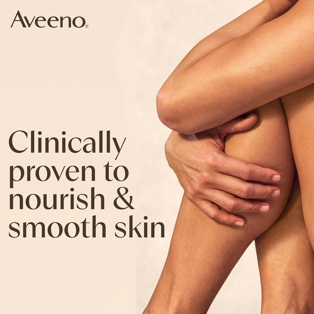 Aveeno Daily Moisturising Creamy Oil (1 x 300ml), Moisturiser with Nourishing Oat and Sweet Almond Oil, Softens and Smoothes Skin, Non-Greasy and VeganBody Cream Suitable for Sensitive Skin