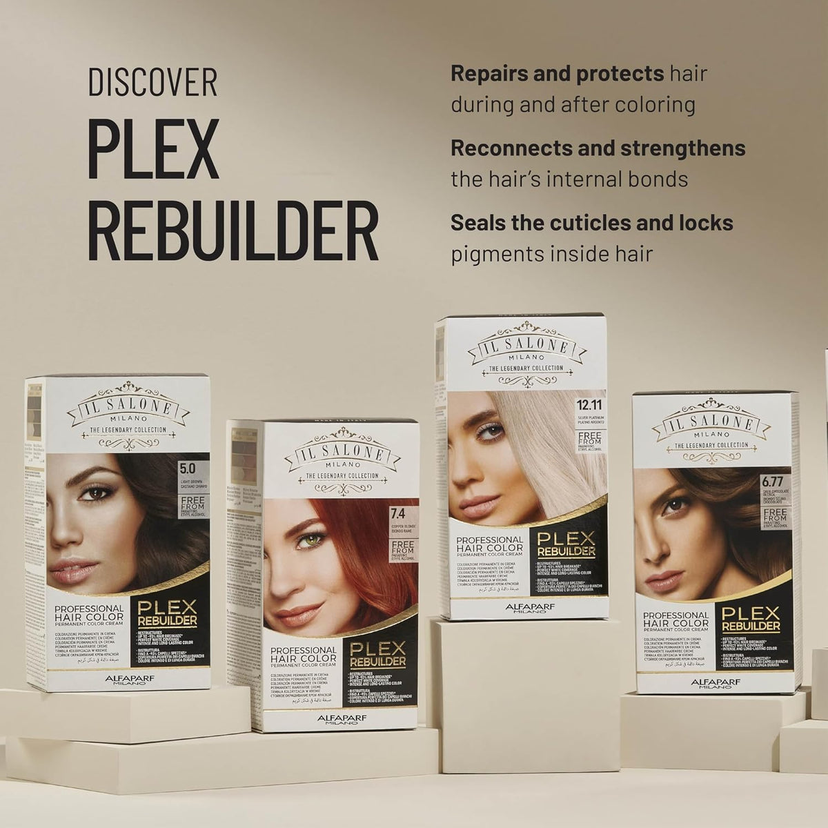 Alfaparf Milano Il Salone Plex Rebuilder Color Kit Yellow Remover
