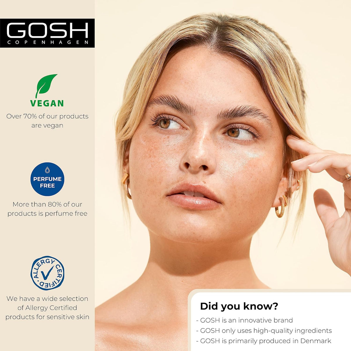 GOSH Eyeliner "Velvet Touch" I Waterproof Eyeliner & Kajal I Soft & Creamy Eye Pencil I Highly Pigmented, Longlasting & Transferproof I Vitamin E & Jojoba Oil I Vegan & Perfume-free I 011 Sky High