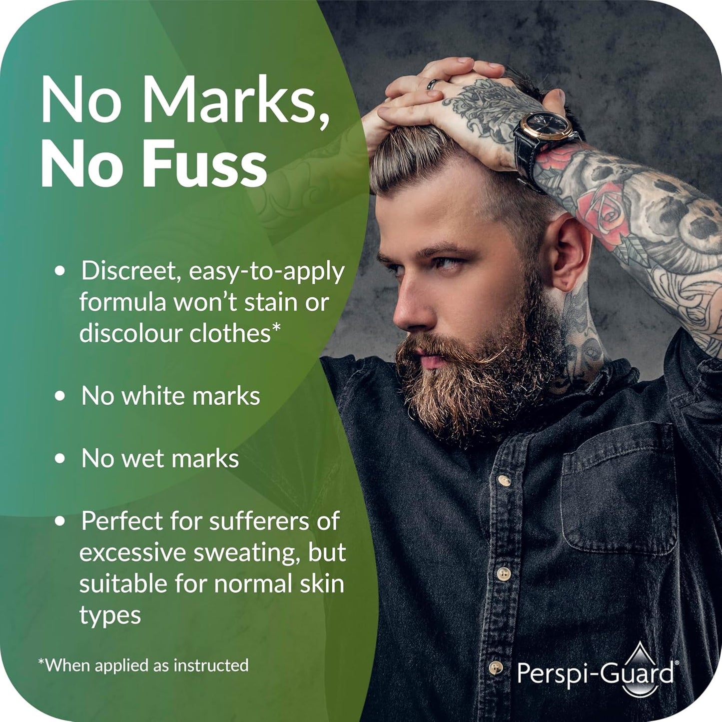 Perspi-Guard Maximum Strength Antiperspirant Roll On Deodorant for Men, Women, Treats Excessive Sweating, Hyperhidrosis Lasts 3-5 Days, Unscented 30ml