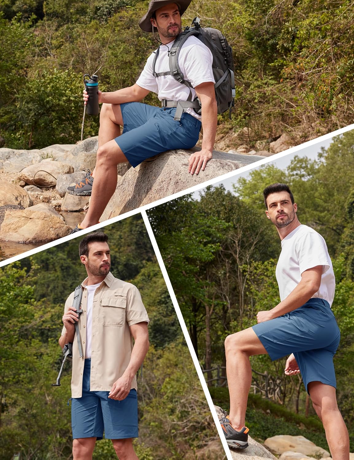 Quick‑dry cargo shorts that actually keep up