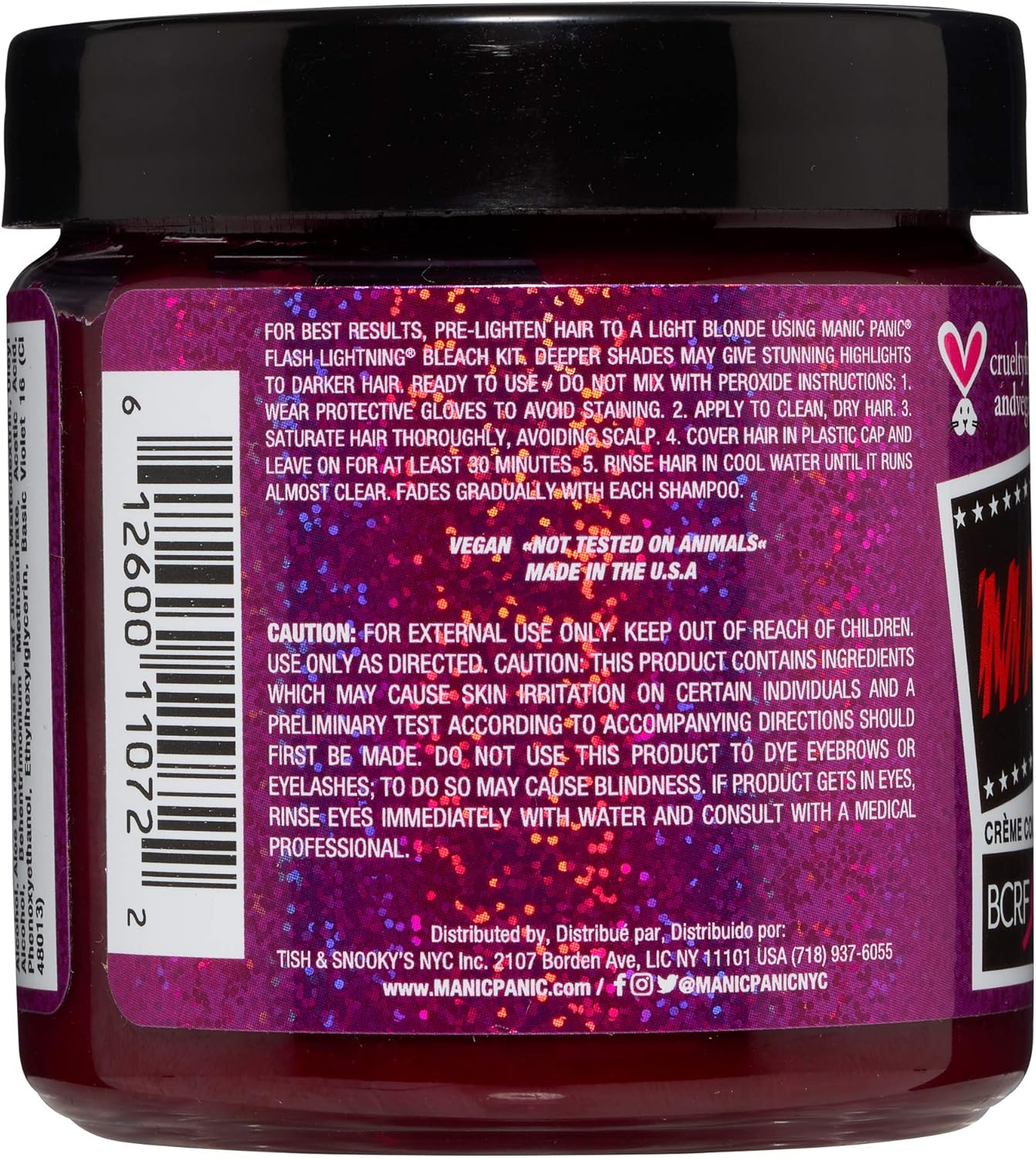 Manic Panic High Voltage® Classic Cream Formula Colour Hair Dye 118ml (Pink Warrior)