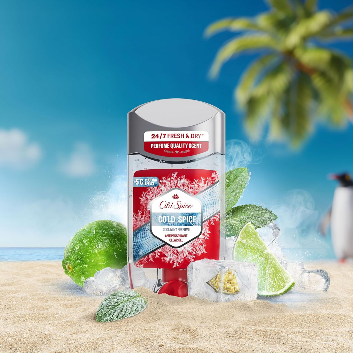 Old Spice Cold Spice Roll On Deodorant Stick for Men, Antiperspirant Clear Gel, Mens Strong Anti Perspirant Value Pack, 6 x 70ml