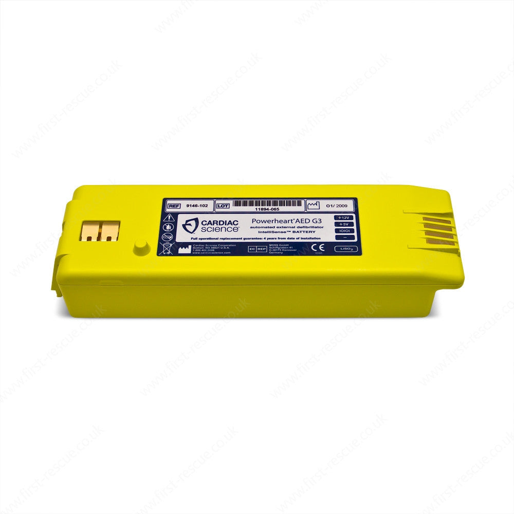 POWERHEART G3 INTELLISENSE LITHIUM BATTERY (YELLOW)