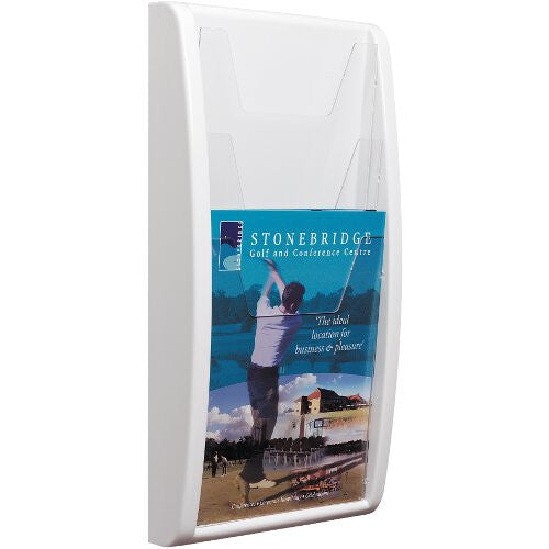 WALL MOUNTED 3-TIER LEAFLET DISPENSER (A4)