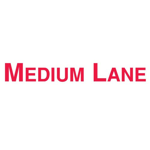 ADHESIVE VINYL LETTERS - MEDIUM LANE