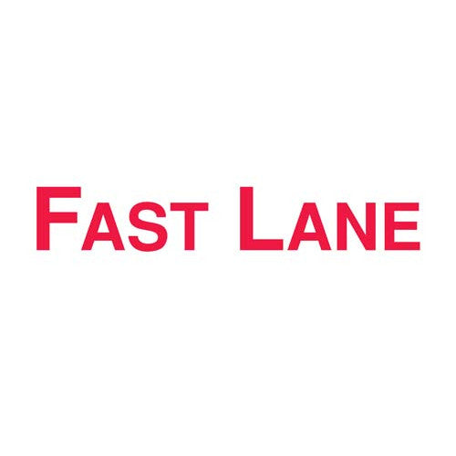 ADHESIVE VINYL LETTERS - FAST LANE
