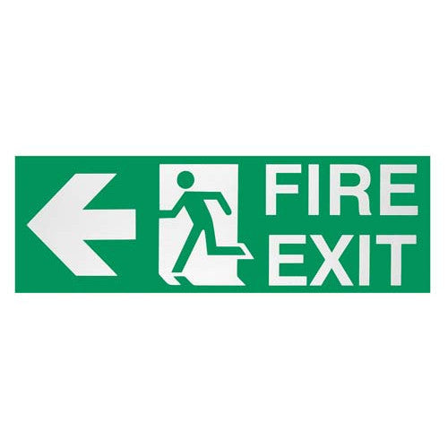 FIRE EXIT SIGN - LEFT