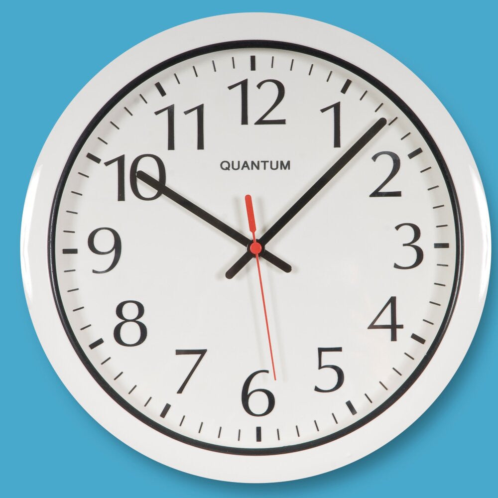 WATER RESISTANT CLOCK - BATTERY (300mm)
