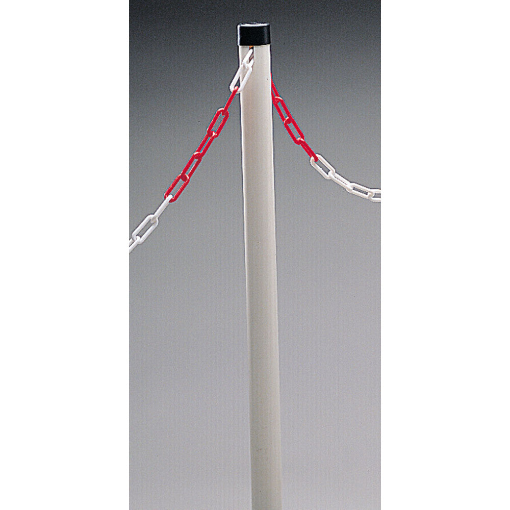 STANDARD POST AND BASE - WHITE POST