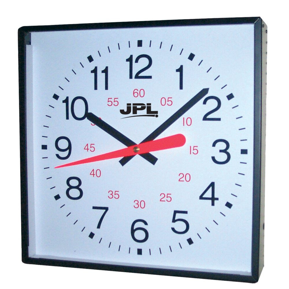 DUAL PURPOSE CLOCK - ENCASED (457mm)