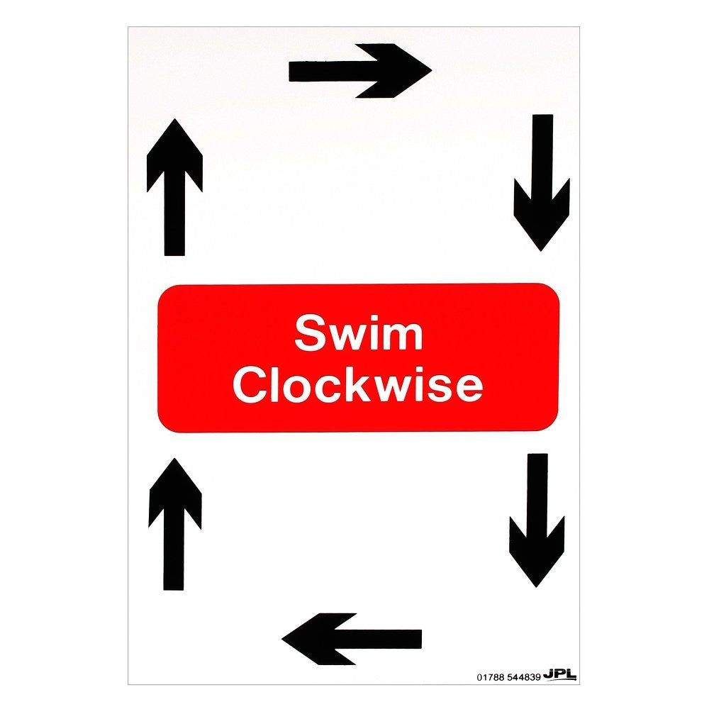 SWIMMING LANE DIRECTION SIGNS