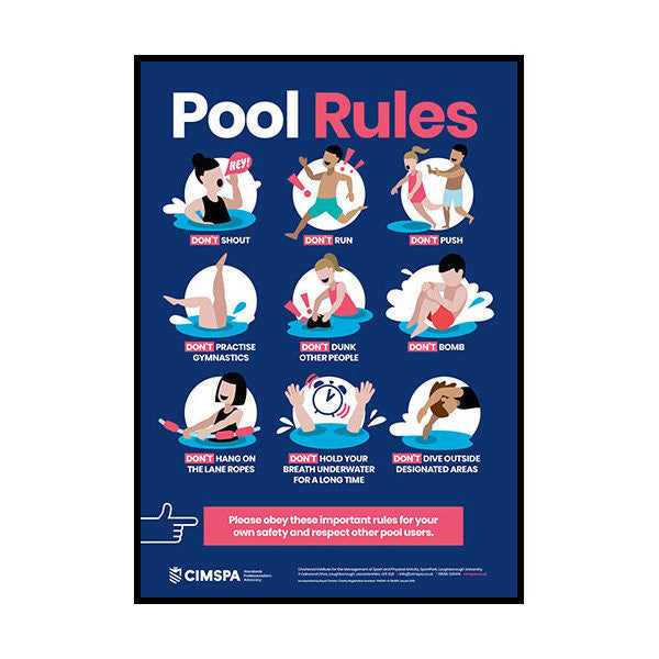 CIMSPA POOL RULES POSTER