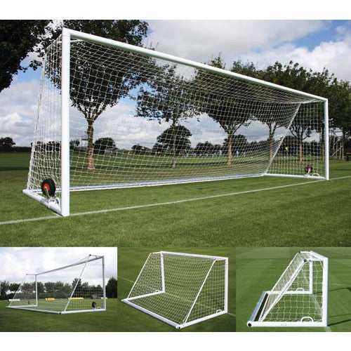 4G WEIGHTED PORTAGOAL FOOTBALL GOAL POSTS - 9v9 (4.88m x 2.13m)