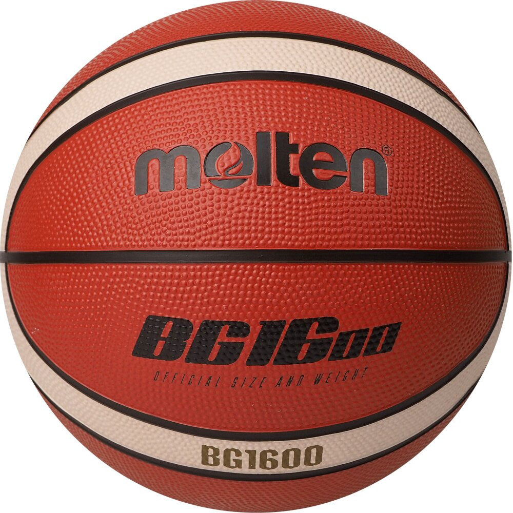 MOLTEN BG1600 BASKETBALL - TAN/CREAM (SIZE 6)