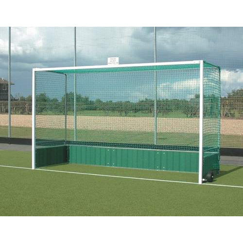 FREESTANDING PREMIER STEEL HOCKEY GOAL - PVC BACKBOARD