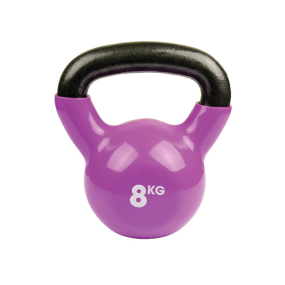 MAD VINYL COVERED KETTLEBELL - PURPLE (8kg)