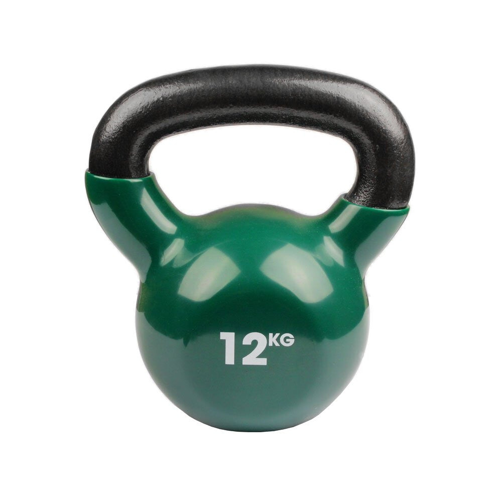 MAD VINYL COVERED KETTLEBELL - GREEN (12kg)