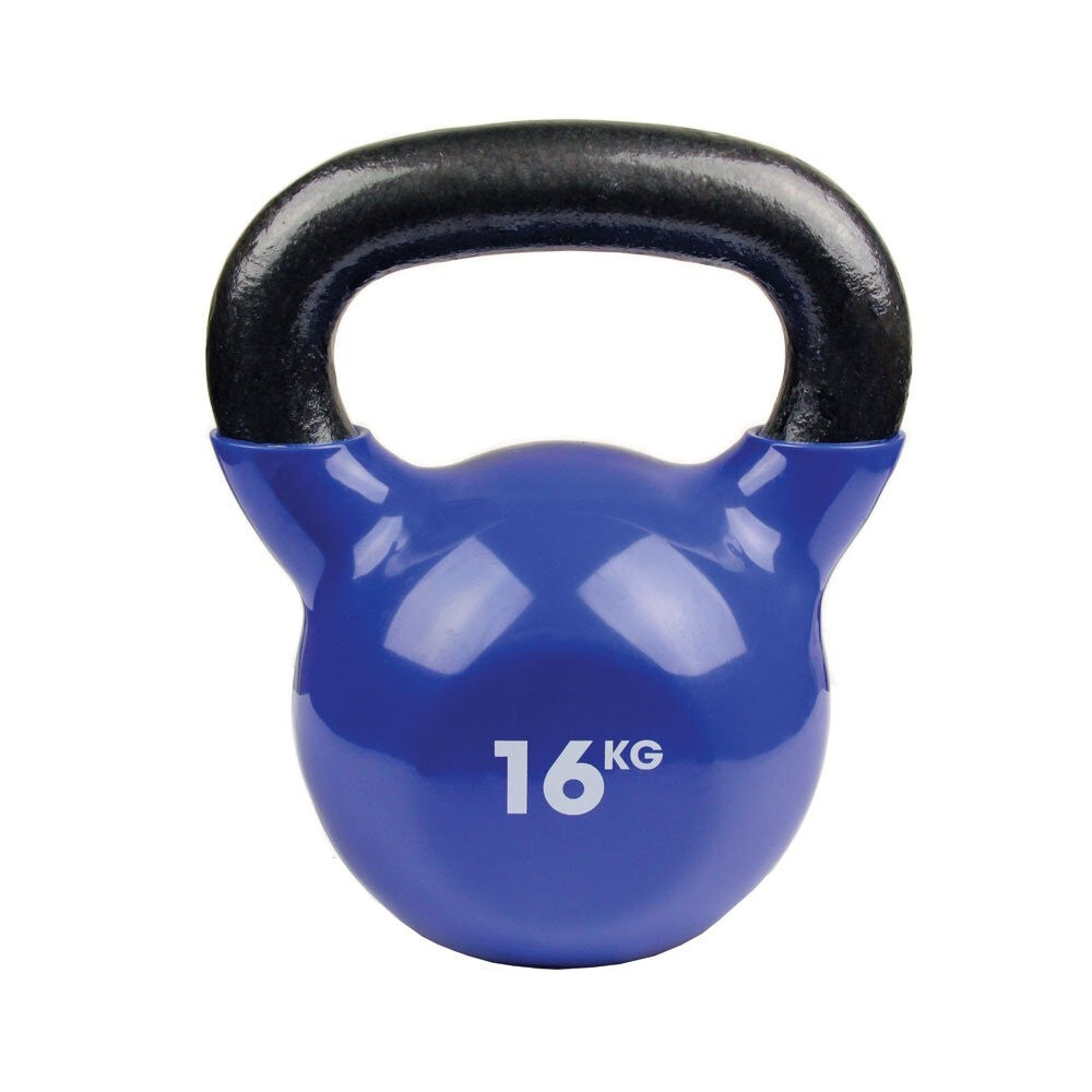 MAD VINYL COVERED KETTLEBELL - BLUE (16kg)