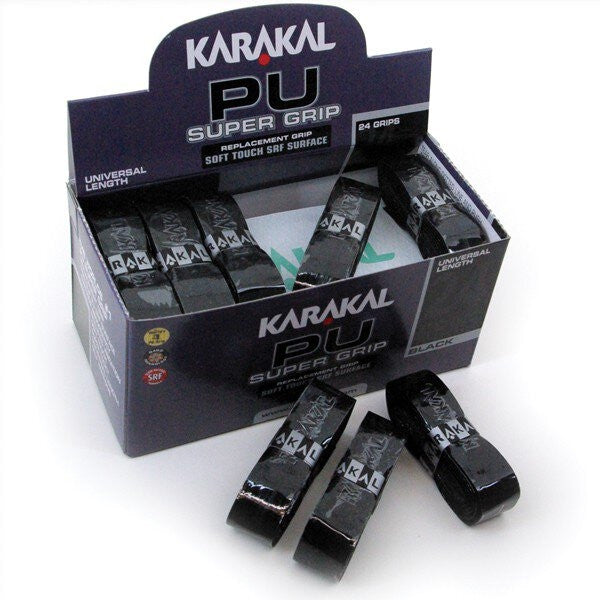 KARAKAL PU RACKET GRIPS - BLACK