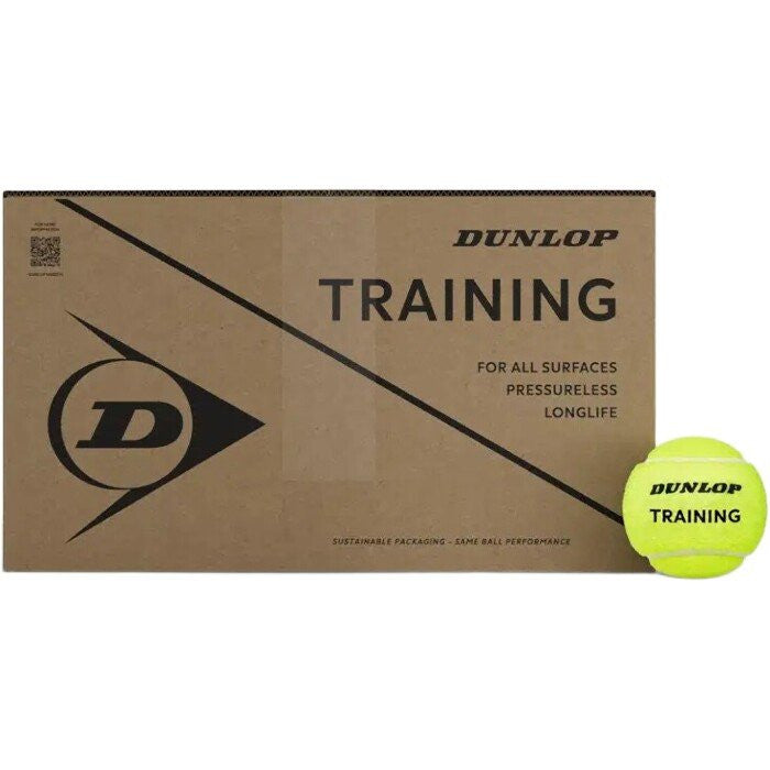 DUNLOP TRAINING TENNIS BALLS - BOX (72)