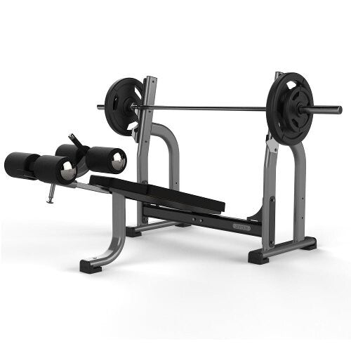 JORDAN OLYMPIC DECLINE BENCH - METALLIC GREY