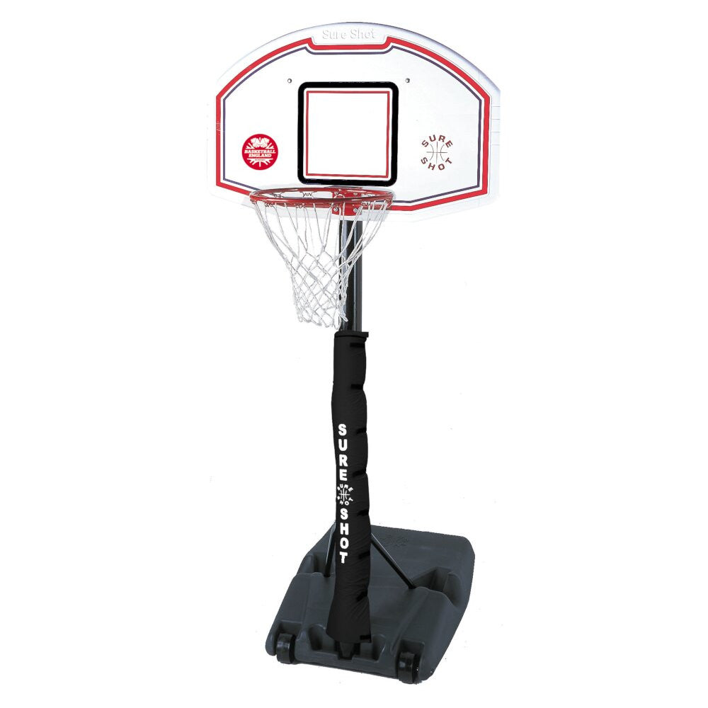 SURE SHOT 510 PORTABLE BASKETBALL UNIT - STANDARD BACKBOARD