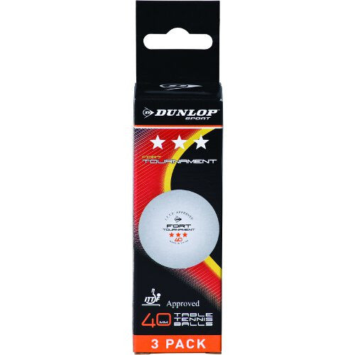 DUNLOP 3 STAR PREMIUM TABLE TENNIS BALLS