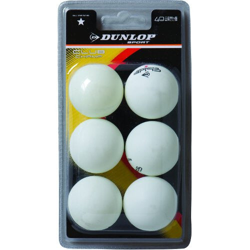 DUNLOP 1 STAR RECREATIONAL TABLE TENNIS BALLS